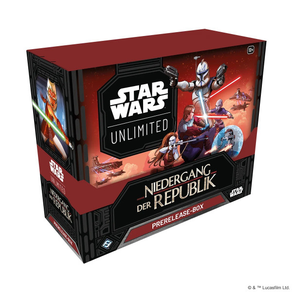 Star Wars: Unlimited – Niedergang der Republik (Pre-Releasebox)