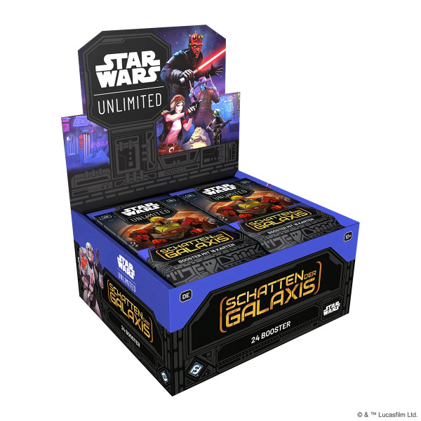 Star Wars: Unlimited - Schatten der Galaxis (Booster-Display)